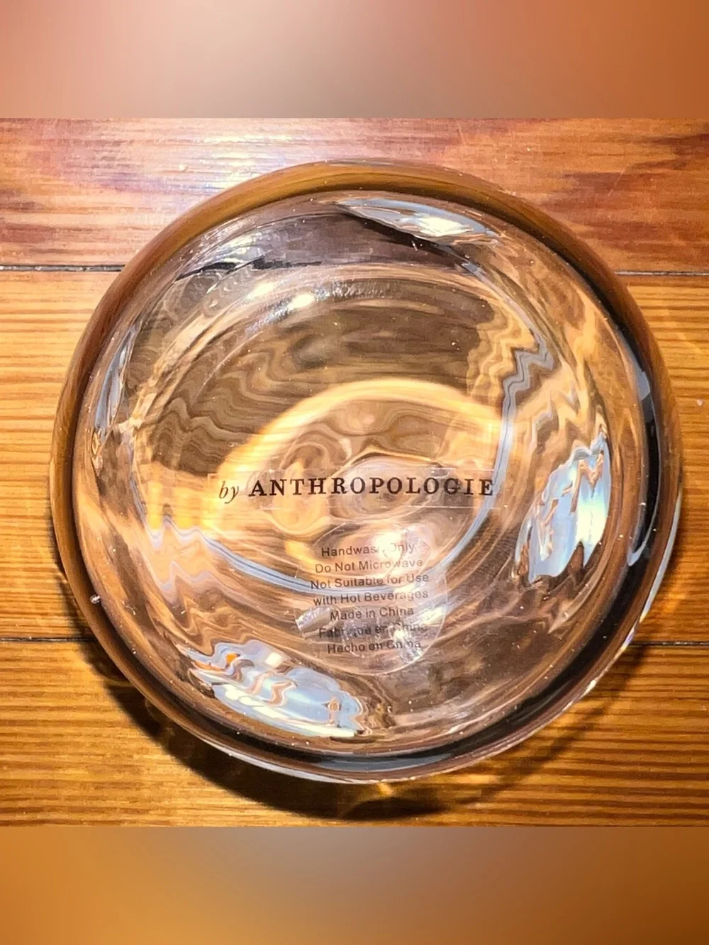 ANTHROPOLOGIE Icon Swan Glass